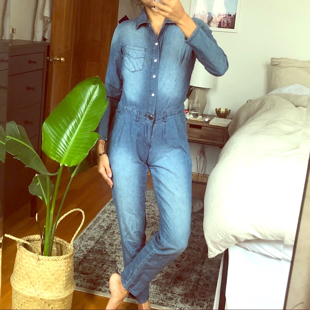 Vintage denim jumper, size xs